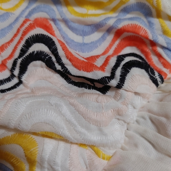 Tularosa Strapless Embroidered Ruffle Dress Size XS - Picture 4 of 15